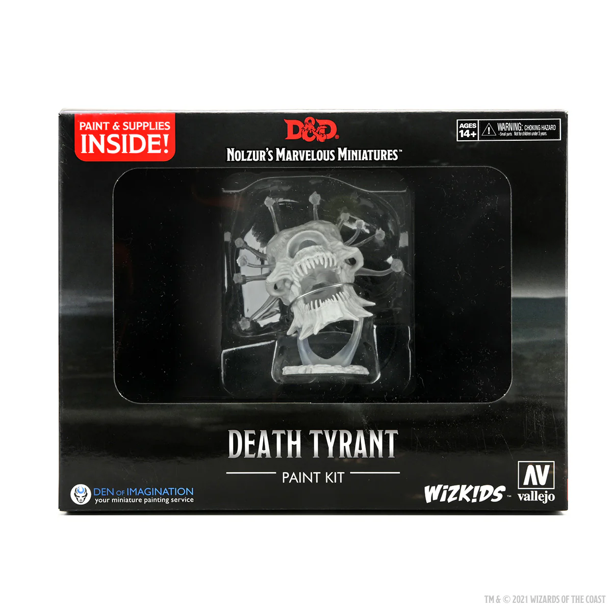 (DING & DENT) Dungeons & Dragons Nolzur's Marvelous Miniatures: Paint Night Kit #5 – Death Tyrant