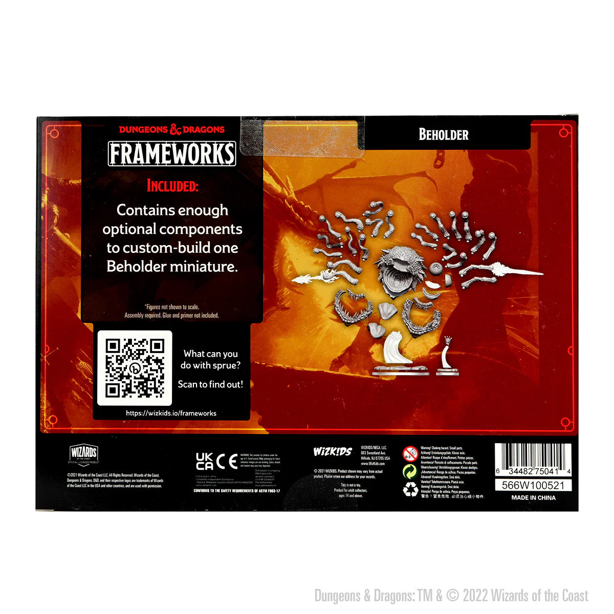 D&D Frameworks: Beholder - Unpainted and Unassembled - Image 2