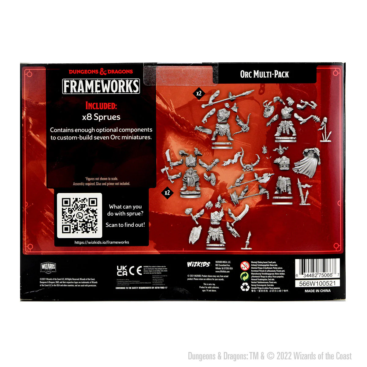D&D Frameworks: Orcs - Unpainted and Unassembled - Image 2