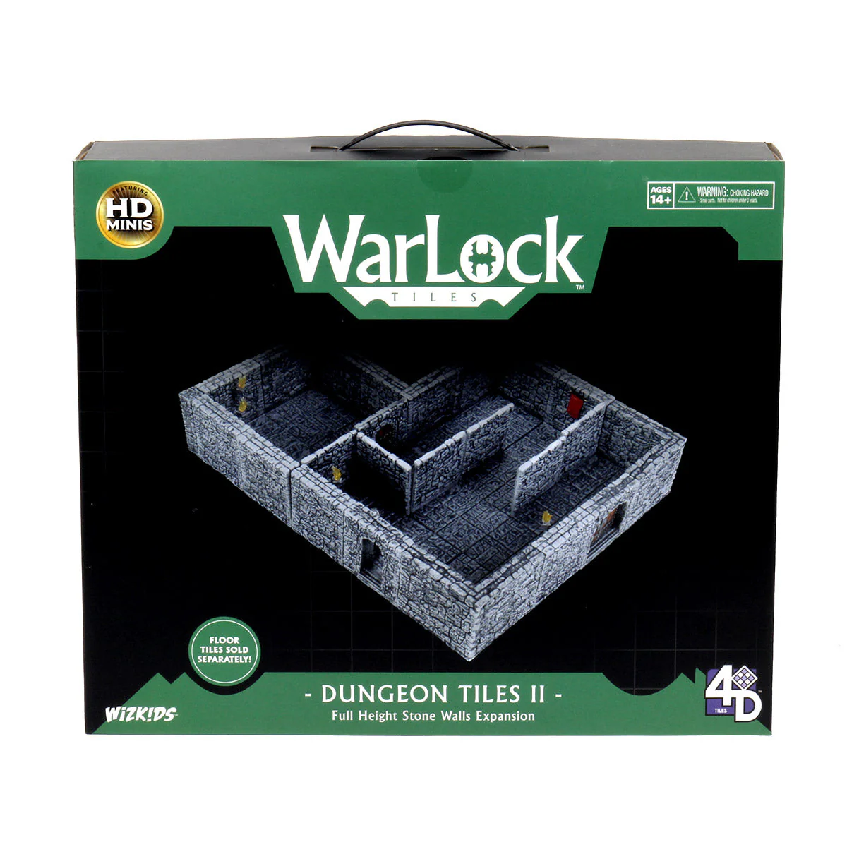 WarLock Tiles: Expansion - Dungeon Tiles II - Full Height Stone Walls